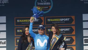 Andrey Amador trabajó duro para primer triunfo de Mikel Landa con Movistar Team