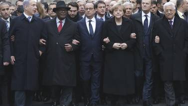 Casi 4 millones de personas marcharon en Francia contra atentados