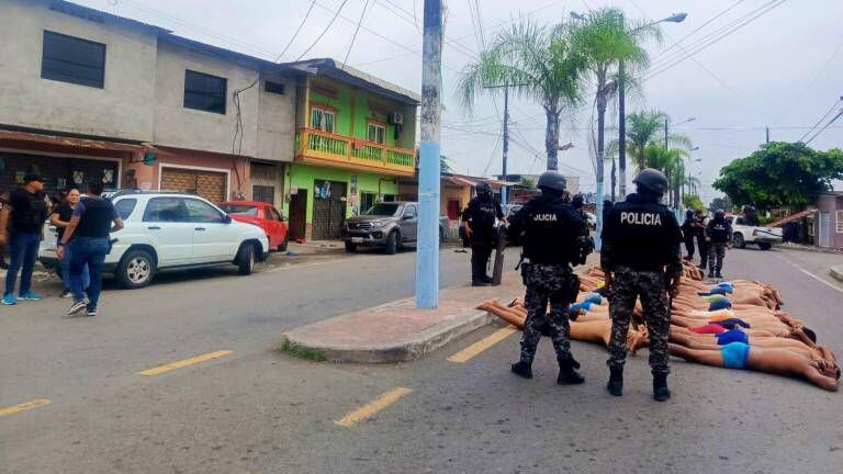 Criminales intentaron tomar un hospital. Foto: Policía Nacional de Ecuador.
