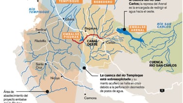 Megaobra llevaría agua a Guanacaste en el 2029