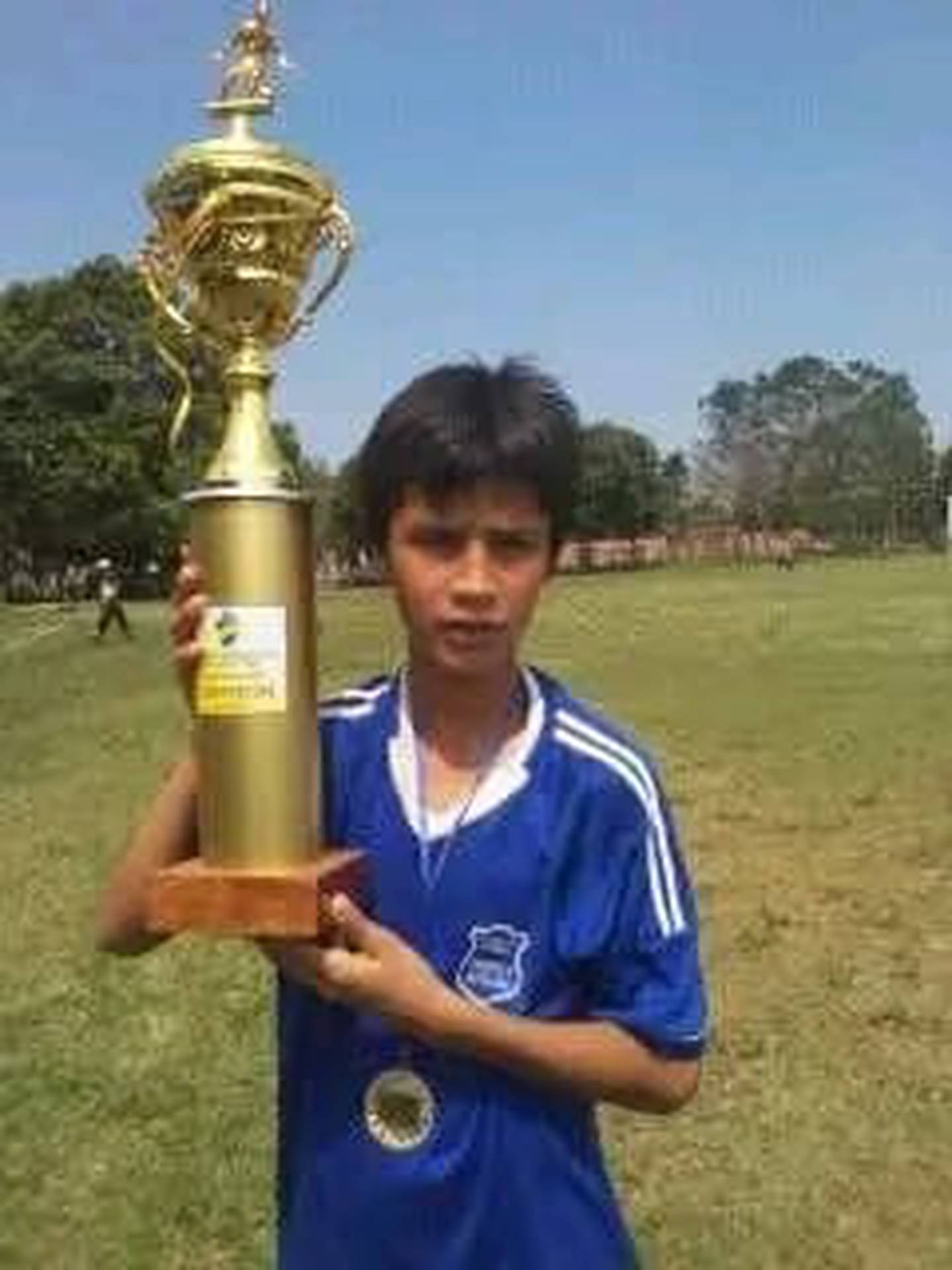 Desde niño, Fernando Lesme era goleador.