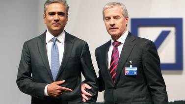 Dimiten por sorpresa los dos copresidentes de  Deutsche Bank