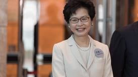 Carrie Lam, apoyada por Pekín, designada jefa ejecutiva de Hong Kong