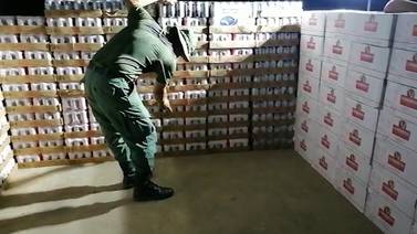 Policía de Fronteras decomisa en tres días ¢40 millones en licor ilegal 