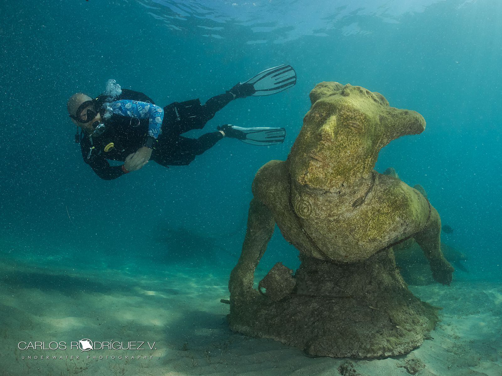 El único Museo subacuático de Costa Rica y Centroamérica se ubica en Playa Blanca, en la zona de Punta Leona, en Garabito. Foto: Carlos Rodríguez V