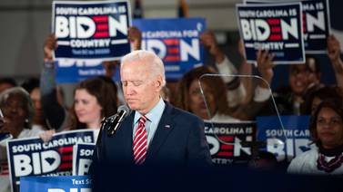 Biden se encuentra al borde de la debacle luego de ser el favorito en las primarias demócratas