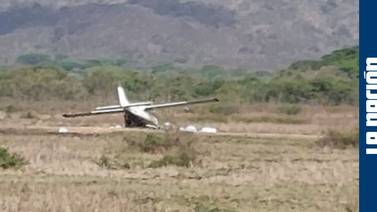 Avioneta aparece abandonada en pista ilegal en Guanacaste