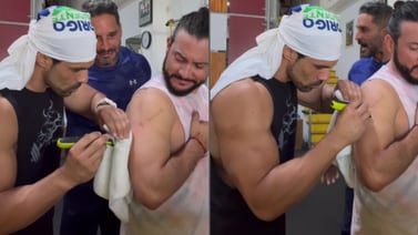 Yiyo Alfaro y Bismark Méndez recrean el momento cuando los padres se enfrentan a los tatuajes