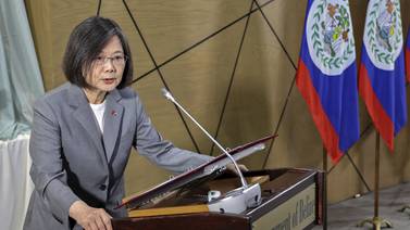 Presidenta de Taiwán denuncia en Belice las constantes ‘amenazas’ de China