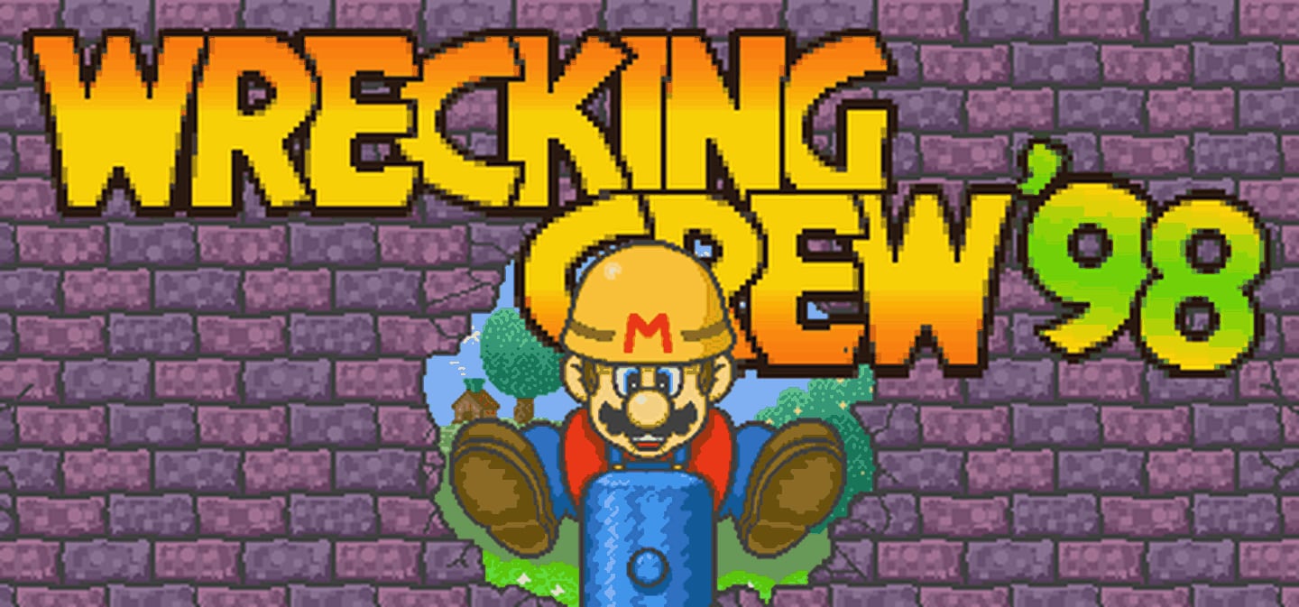Wrecking Crew '98  debutó en el servicio Nintendo Power de Super Famicom antes de estar disponible en formato de cartucho