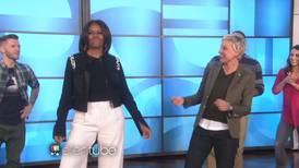 Michelle Obama bailó al ritmo de Mark Ronson y Bruno Mars en programa de Ellen DeGeneres