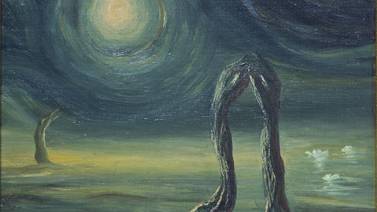 'Árboles', una pintura entre lo terrenal y lo celestial