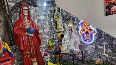 La famosa celebración mexicana de “La Santa Muerte” se vino a nuestro país 
