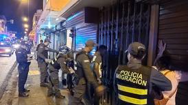 Operativo de Migración deja diez extranjeros detenidos en San José
