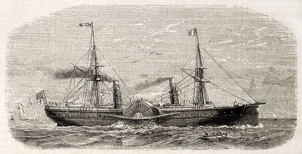 Los trasatlÃ¡nticos transportaban personas, mercaderÃ­as y noticias. Imagen: Shutterstock. 