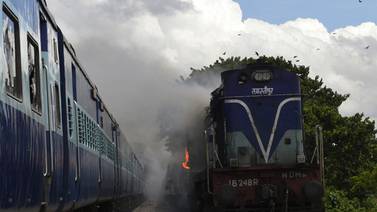 Accidente de tren en India causa disturbios