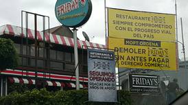 Desalojo de restaurante Friday’s en San Pedro de Montes de Oca comenzaría este viernes