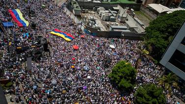 Miles marcharon en Venezuela en apoyo a opositores encarcelados