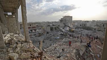 Niños y civiles mueren en ataque aéreo en Siria