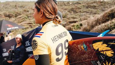 Brisa Hennessy finalizó quinta en penúltima parada del Tour Mundial de Surf 
