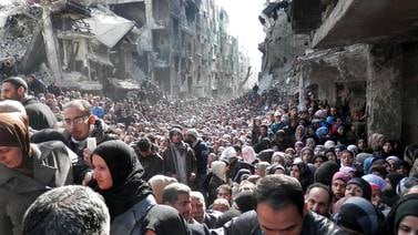 ONU busca fondos para aliviar catástrofe en Siria