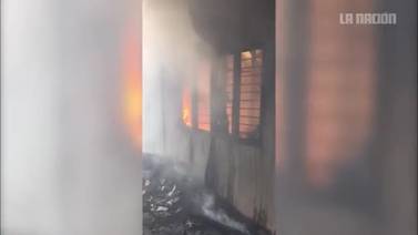 Dos casas se quemaron en Mata de Plátano de Goicoechea