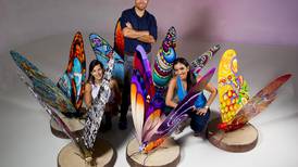 30 mariposas en resina dan color a San José