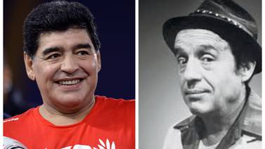 (Video) El día que Maradona entrevistó a Chespirito: “Usted es mi ídolo...”