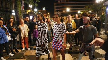 La rutina josefina se vio interrumpida por la moda en el   San José Nuestro Runway