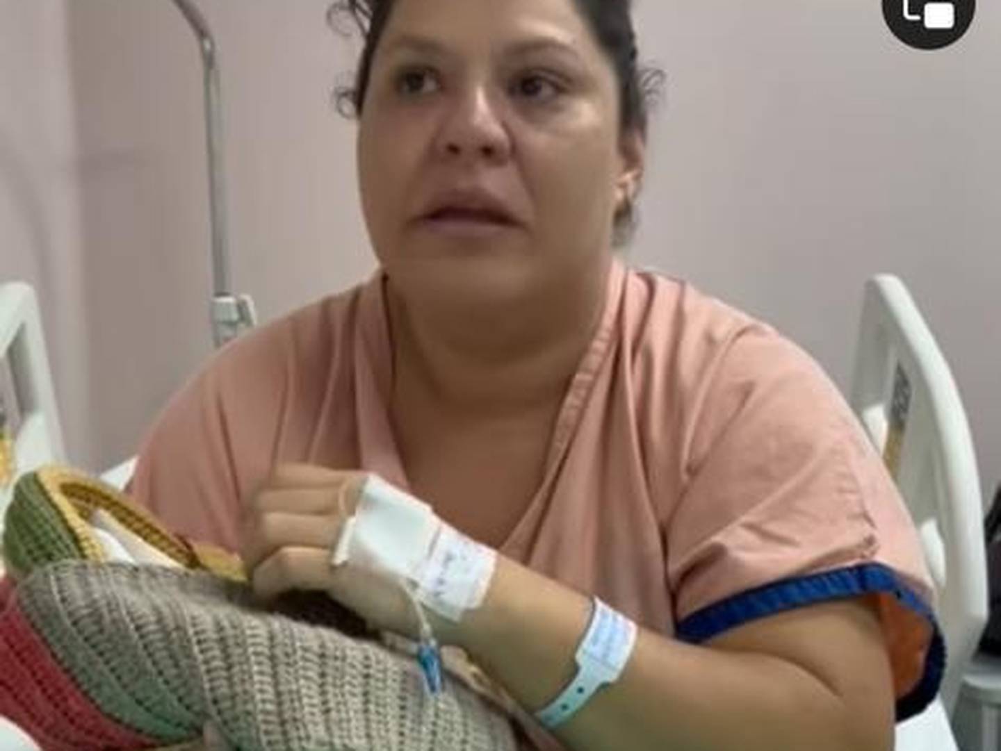 Angie Herrera Angulo denuncia supuesta negligencia con su bebé en hospital de Nicoya. 9 de enero 2024