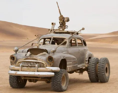 Este es uno de los modelos de vehículos utilizados para la secuela de 'Mad Max'. Foto: IG
