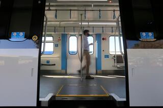 15/02/2021 San José. Desde Incofer, así es el nuevo tren. Recorrido por el interior de uno de los ocho trenes que a partir de abril movilizarán a los pasajeros de la GAM. Foto: Rafael Pacheco