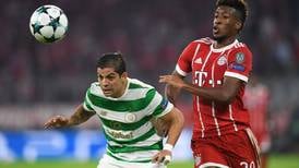 Cristian Gamboa jugó de titular en la goleada del Bayern sobre el Celtic