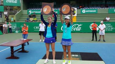 Estadounidenses Michaela Gordon y Claire Liu triunfan en dobles de la Copa del Café