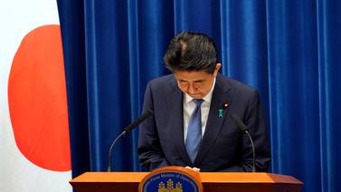 Japón empieza a buscar al sucesor del primer ministro Shinzo Abe