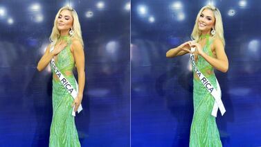 Lisbeth Valverde mostró el vestido que no pudo usar en la preliminar de Miss Universo