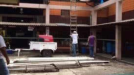 Municipalidad de Limón empezó reparaciones en el mercado local