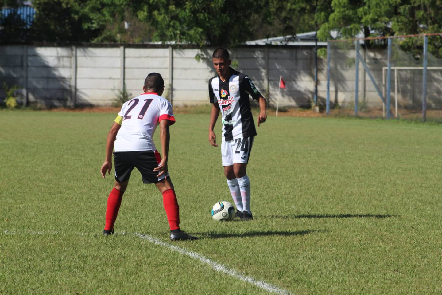 Sebastián Barquero (24) en un juego de la liga de Nicaragua. Fotografía: Cortesía