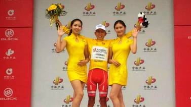 Ciclista tico Kevin Rivera está a un día de retener el título del Tour de China II
