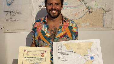 Diego Cantillo, el primer costarricense en cruzar nadando el estrecho de Gibraltar