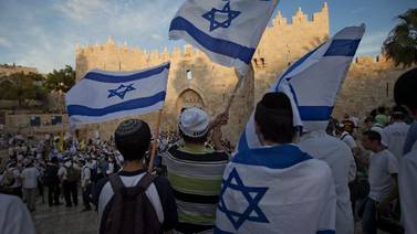 Multitud israelí celebró el  Día de Jerusalén