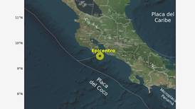Temblor de 5,1 grados en Golfo de Nicoya, Puntarenas
