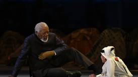 Morgan Freeman fue la gran sorpresa en inauguración del Mundial de Qatar 