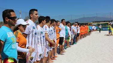  Grupo Sol Monarca Limón no pudo defender su título del fútbol playa