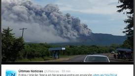 Volcán Telica de Nicaragua entra en erupción