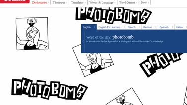 'Photobomb' es la palabra del año para el Diccionario Collins