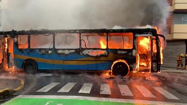 19 autobuses han sufrido incendios durante el 2022