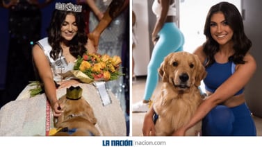 Joven epiléptica gana concurso de belleza y su perro de servicio recibió la corona