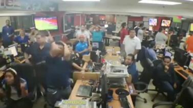 (Video) Así se vivió el gol de Kendall Waston en diario Diez de Honduras