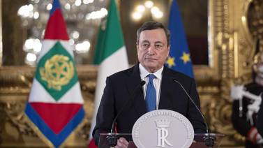 Italia busca cerrar filas para dotarse de un gobierno de unidad dirigido por Mario Draghi
